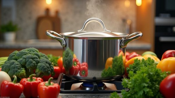 Cuisiner sainement grâce aux casseroles en inox